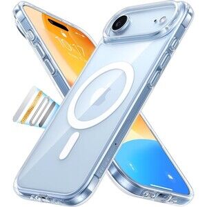 TORRAS Stronger Magnetic Clear for iPhone 17 Air Case, Anti Yellowing, Magsafe